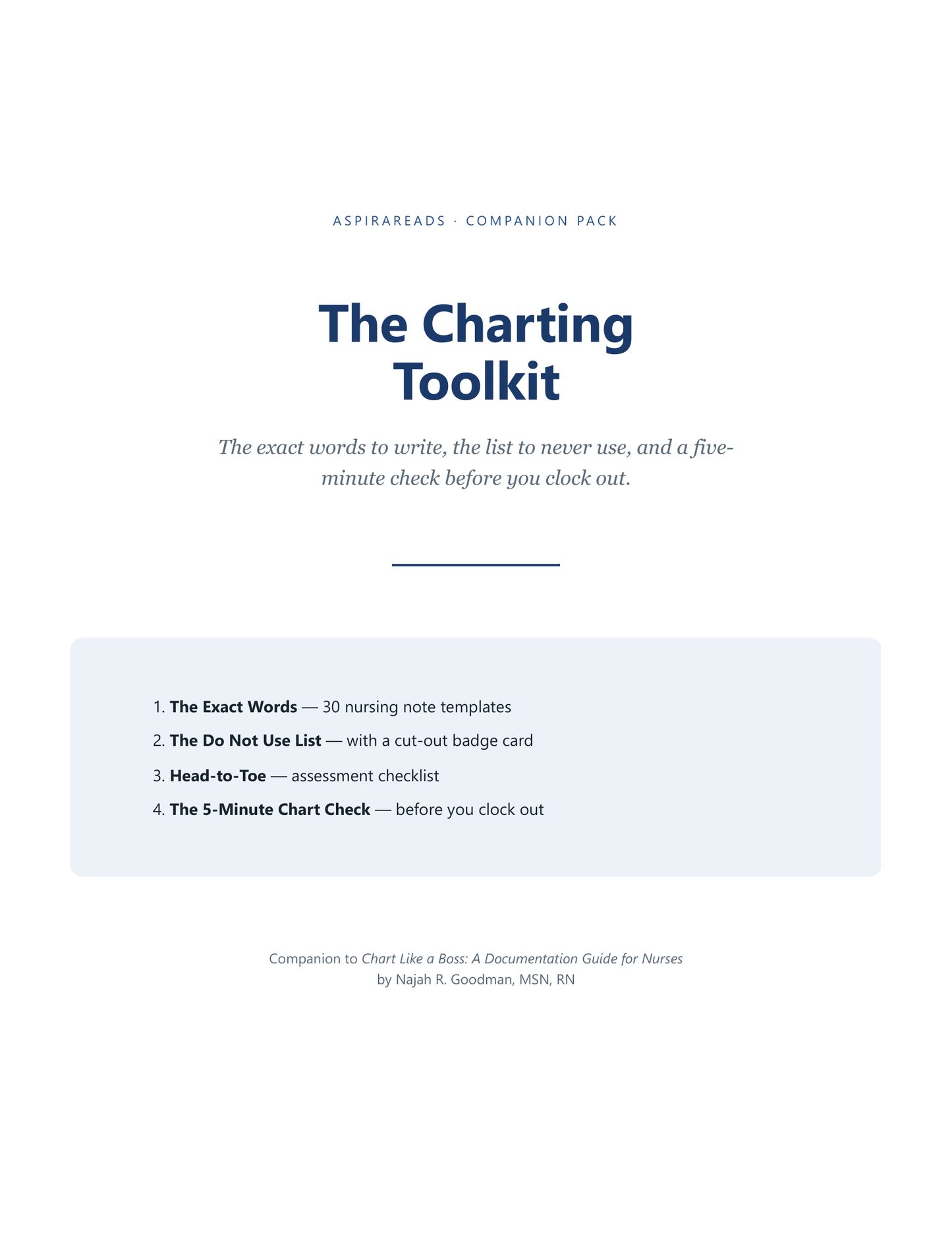 The Charting Toolkit digital bonus pack cover
