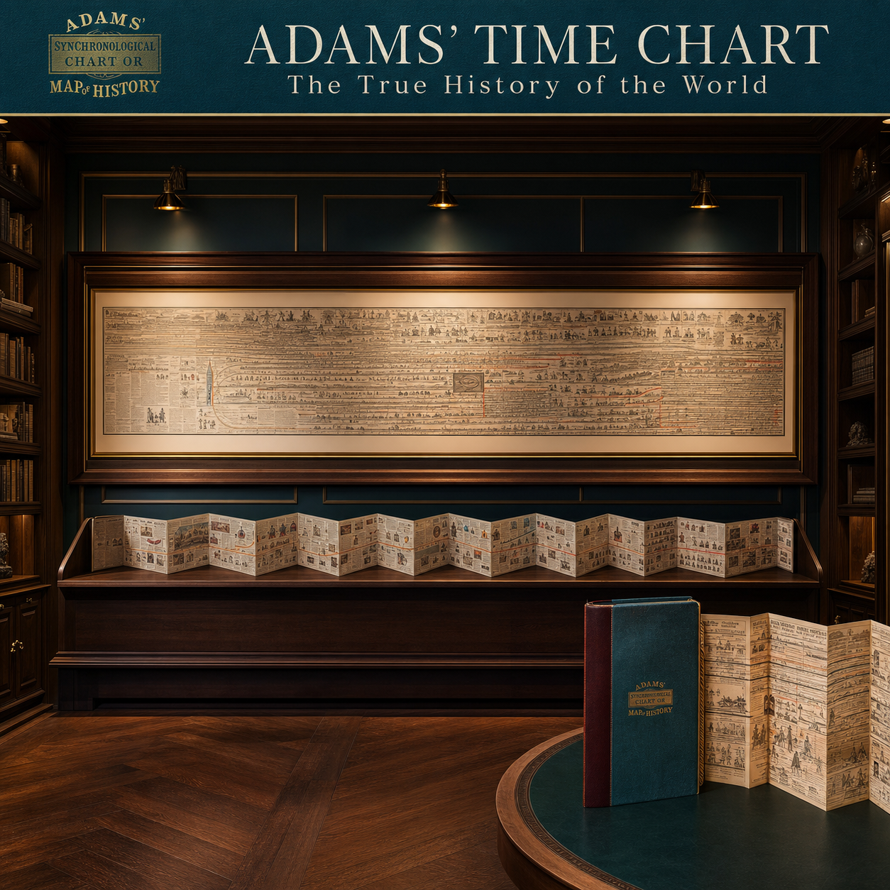 Adam's Synchronological Chart or Map of History