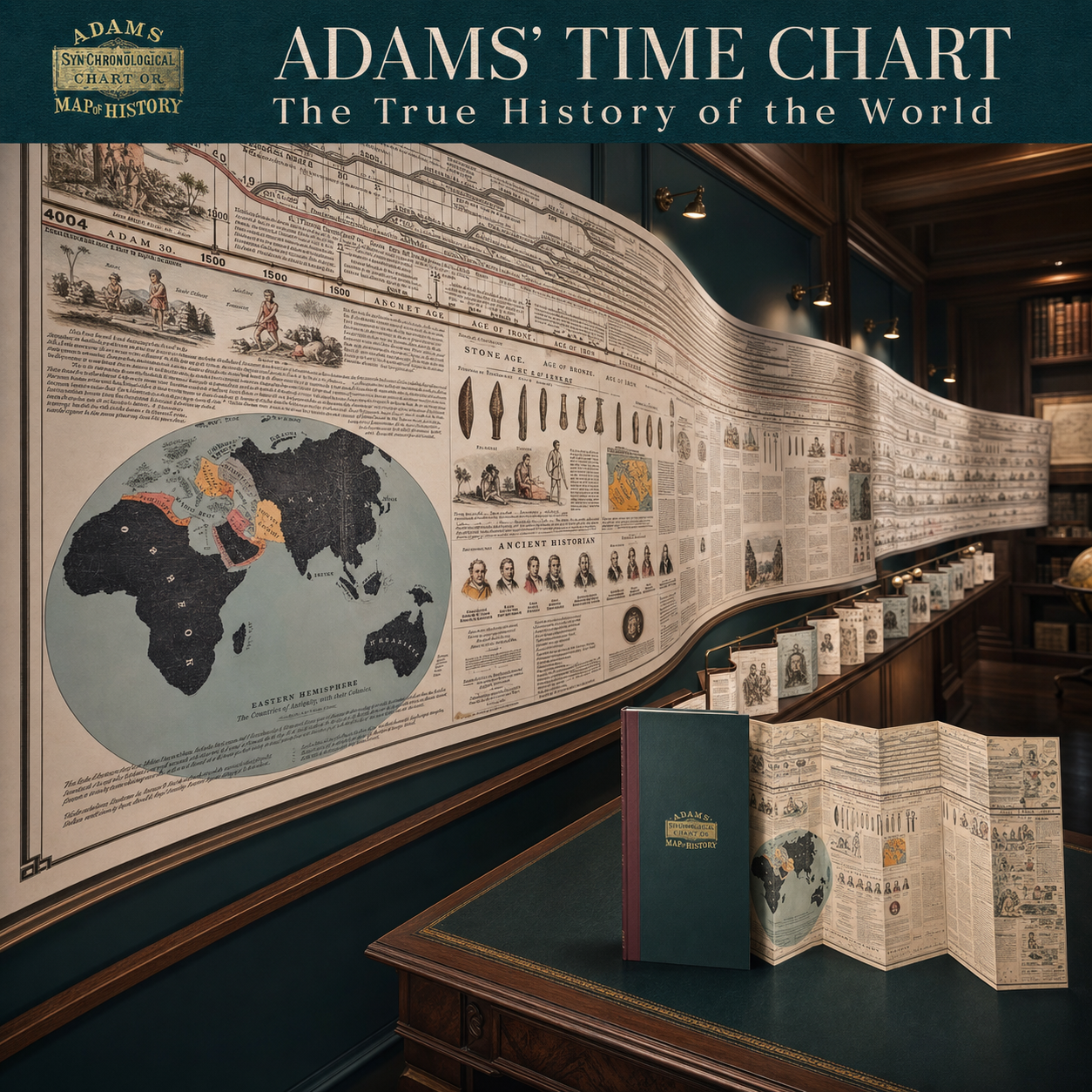 Adam's Synchronological Chart or Map of History
